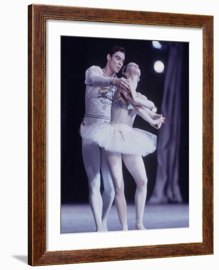 Jaques D'Amboise Dancing "Diamonds" Sequence with Suzanne Farrell, Balanchine's Ballet "The Jewels"-Art Rickerby-Framed Premium Photographic Print