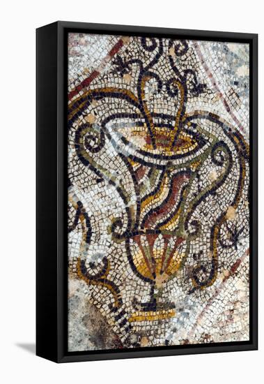 Jar Mosaic, New House Of Hunt, Bulla Regia Archaeological Site, Tunisia-Nico Tondini-Framed Premier Image Canvas