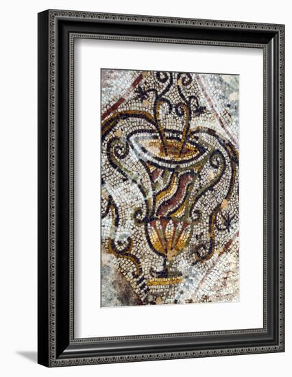 Jar Mosaic, New House Of Hunt, Bulla Regia Archaeological Site, Tunisia-Nico Tondini-Framed Photographic Print