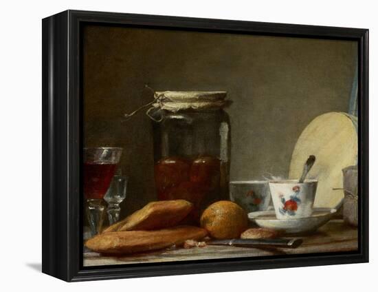 Jar of Apricots, 1758-Jean-Baptiste Simeon Chardin-Framed Premier Image Canvas