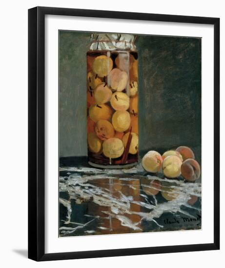 Jar of Peaches, 1866-Claude Monet-Framed Premium Giclee Print