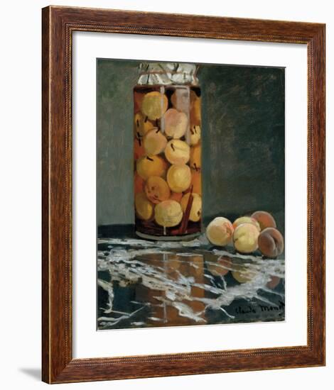 Jar of Peaches, 1866-Claude Monet-Framed Premium Giclee Print