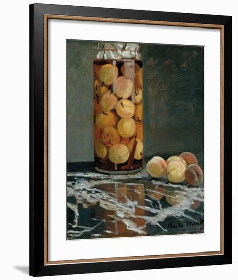 Jar of Peaches, 1866-Claude Monet-Framed Premium Giclee Print