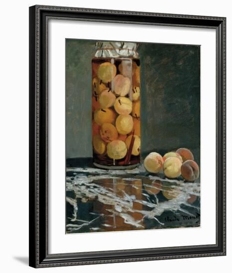 Jar of Peaches, 1866-Claude Monet-Framed Premium Giclee Print