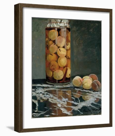 Jar of Peaches, 1866-Claude Monet-Framed Premium Giclee Print