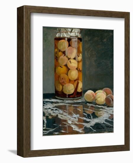 Jar of Peaches, Ca 1866-Claude Monet-Framed Giclee Print