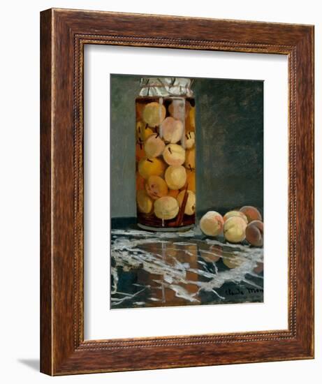 Jar of Peaches, Ca 1866-Claude Monet-Framed Giclee Print