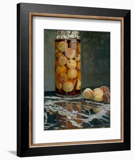 Jar of Peaches, Ca 1866-Claude Monet-Framed Giclee Print