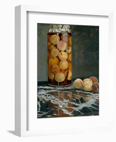 Jar of Peaches, Ca 1866-Claude Monet-Framed Giclee Print