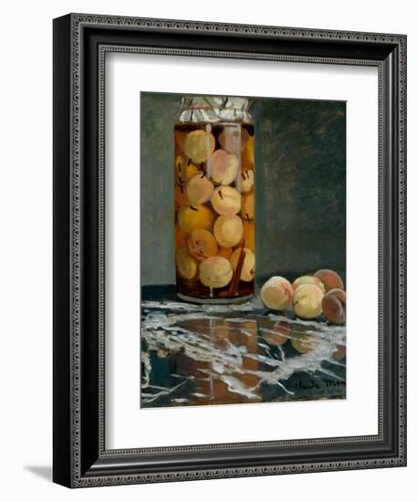 Jar of Peaches, Ca 1866-Claude Monet-Framed Giclee Print