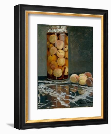 Jar of Peaches, Ca 1866-Claude Monet-Framed Giclee Print