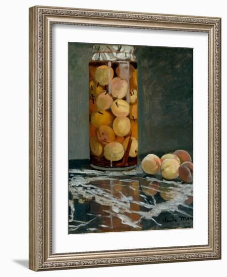 Jar of Peaches, Ca 1866-Claude Monet-Framed Giclee Print