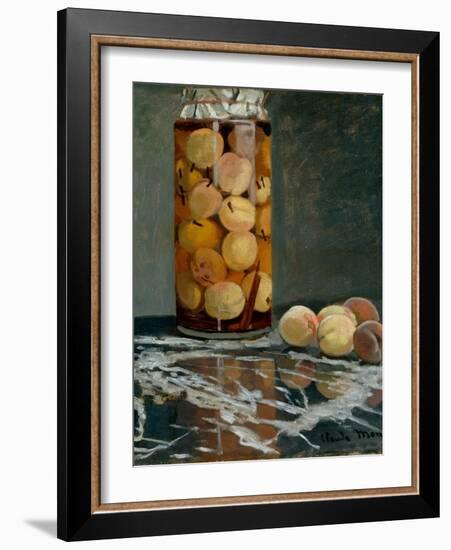 Jar of Peaches, Ca 1866-Claude Monet-Framed Giclee Print