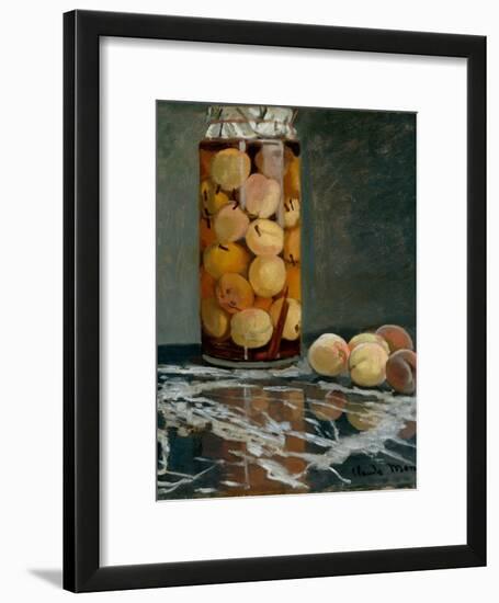 Jar of Peaches, Ca 1866-Claude Monet-Framed Giclee Print