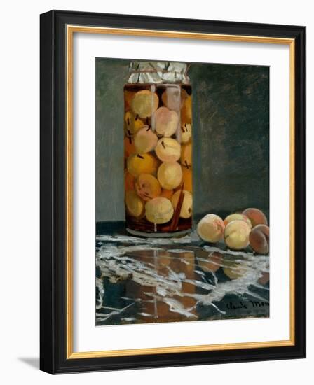 Jar of Peaches, Ca 1866-Claude Monet-Framed Giclee Print