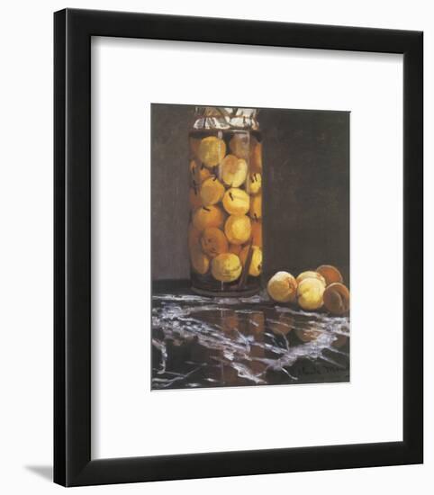 Jar of Peaches-Claude Monet-Framed Premium Giclee Print