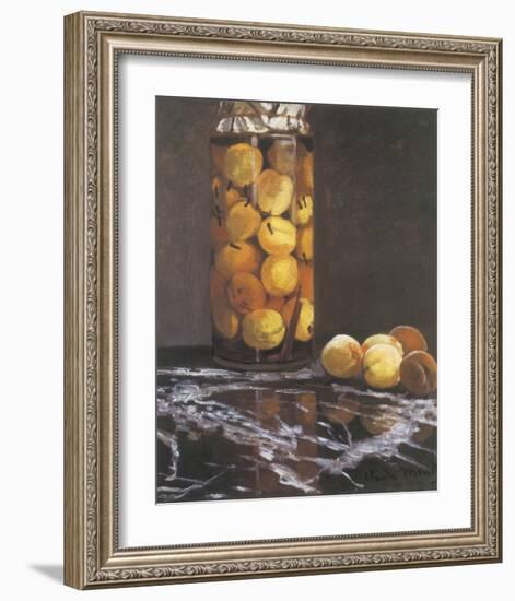 Jar of Peaches-Claude Monet-Framed Premium Giclee Print
