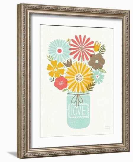 Jar of Sunshine I Coral Love-Michael Mullan-Framed Art Print