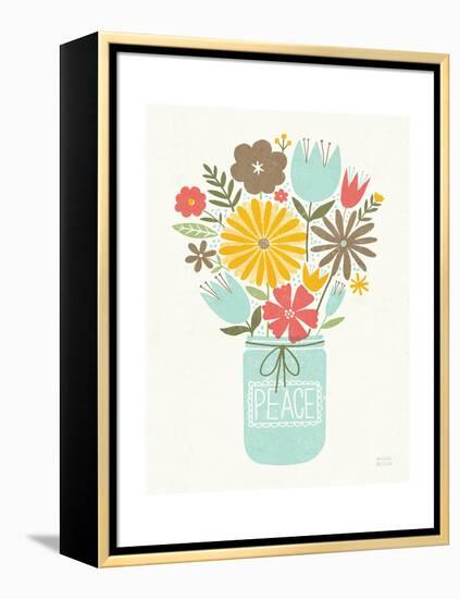 Jar of Sunshine II Coral Peace-Michael Mullan-Framed Stretched Canvas