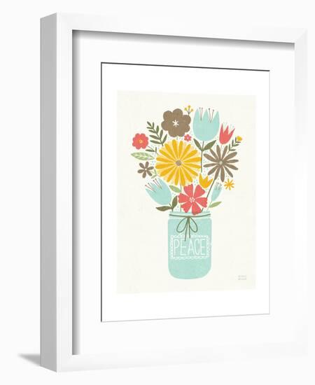 Jar of Sunshine II Coral Peace-Michael Mullan-Framed Art Print