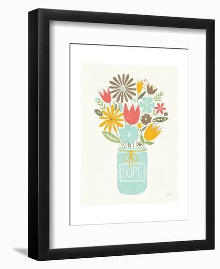 Jar of Sunshine III Coral Hope-Michael Mullan-Framed Art Print