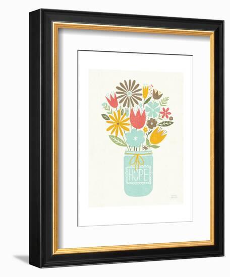 Jar of Sunshine III Coral Hope-Michael Mullan-Framed Art Print