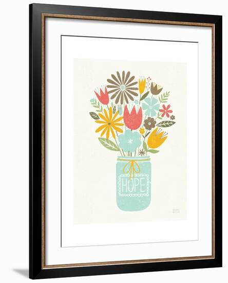 Jar of Sunshine III Coral Hope-Michael Mullan-Framed Art Print