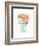 Jar of Sunshine IV Coral Faith-Michael Mullan-Framed Art Print