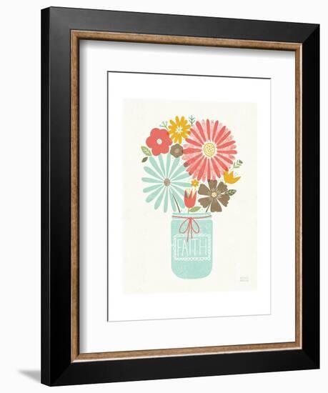 Jar of Sunshine IV Coral Faith-Michael Mullan-Framed Art Print