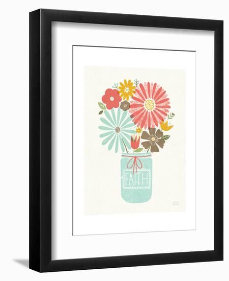 Jar of Sunshine IV Coral Faith-Michael Mullan-Framed Art Print