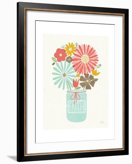 Jar of Sunshine IV Coral Faith-Michael Mullan-Framed Art Print