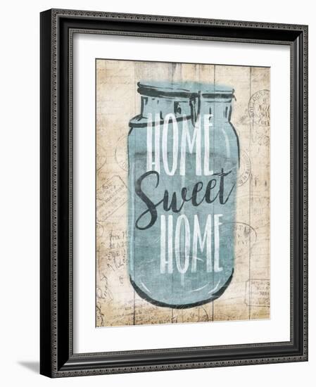 Jar Sweet Home-Jace Grey-Framed Art Print