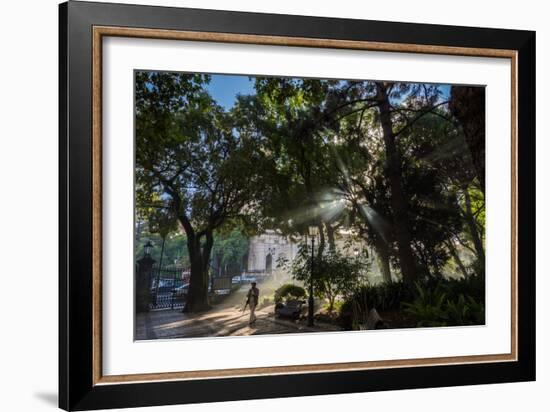 Jardim de Estrela, Lisbon, Portugal-Mark A Johnson-Framed Photographic Print
