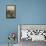 Jardin au crépuscule avec bâtiments dans le fond ; vue de l'atelier de Delacroix du 17, rue des-Eugene Delacroix-Framed Premier Image Canvas displayed on a wall