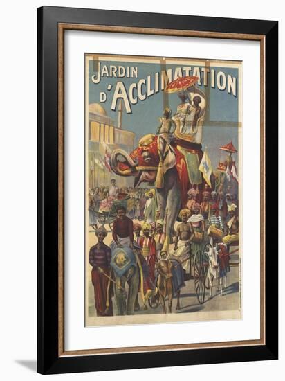 Jardin d'acclimatation-null-Framed Giclee Print