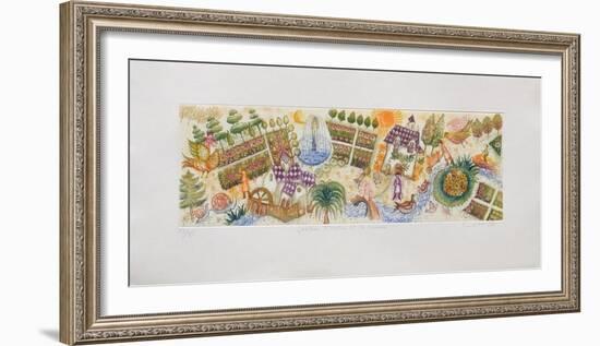 Jardin D'Ombre Et De Lumière-Françoise Deberdt-Framed Limited Edition