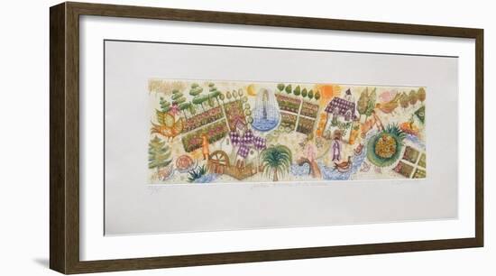 Jardin D'Ombre Et De Lumière-Françoise Deberdt-Framed Limited Edition