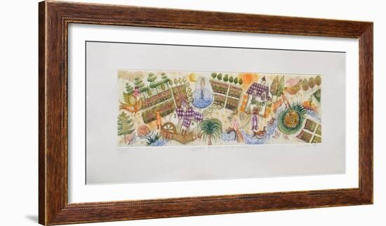 Jardin D'Ombre Et De Lumière-Françoise Deberdt-Framed Limited Edition