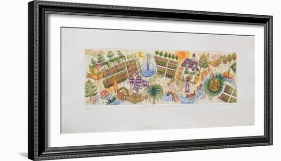 Jardin D'Ombre Et De Lumière-Françoise Deberdt-Framed Limited Edition