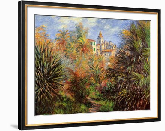 Jardin de Bordighera-Claude Monet-Framed Art Print