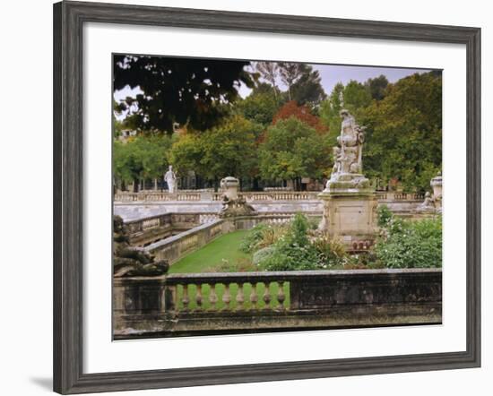 Jardin De La Fontaine, Nimes, Gard, Languedoc, France, Europe-John Miller-Framed Photographic Print