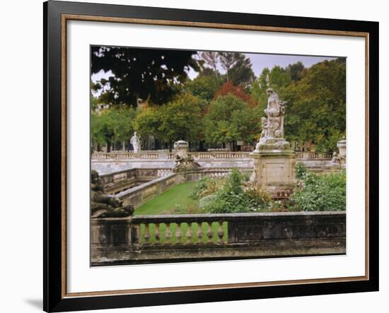 Jardin De La Fontaine, Nimes, Gard, Languedoc, France, Europe-John Miller-Framed Photographic Print