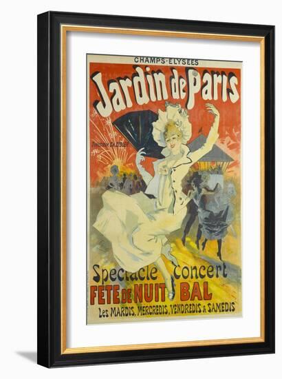 Jardin De Paris-Jules Chéret-Framed Giclee Print