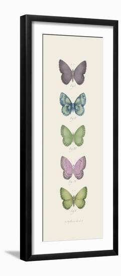 Jardin des Papillons I-Maria Mendez-Framed Giclee Print