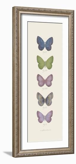 Jardin des Papillons II-Maria Mendez-Framed Giclee Print