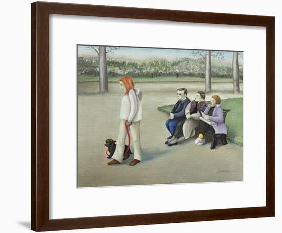 Jardin Des Plantes 2-Caroline Jennings-Framed Giclee Print