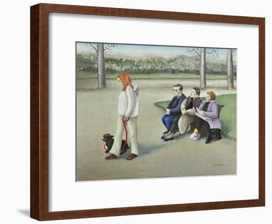 Jardin Des Plantes 2-Caroline Jennings-Framed Giclee Print