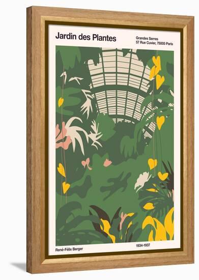 Jardin Des Plantes - Paris, 2021 (Digital)-Florent Bodart-Framed Premier Image Canvas