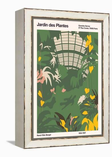 Jardin Des Plantes - Paris, 2021 (Digital)-Florent Bodart-Framed Premier Image Canvas