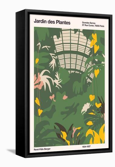 Jardin Des Plantes - Paris, 2021 (Digital)-Florent Bodart-Framed Premier Image Canvas